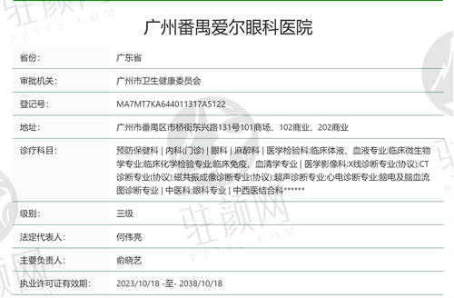 广州番禺爱尔眼科医院资质.png