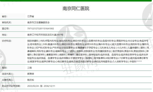 南京同 仁医院眼科正规吗